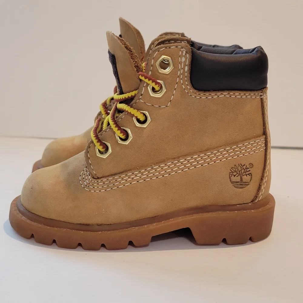 Timberland Premium 6in boots for Toddler Size 5 infant waterproof hike w…